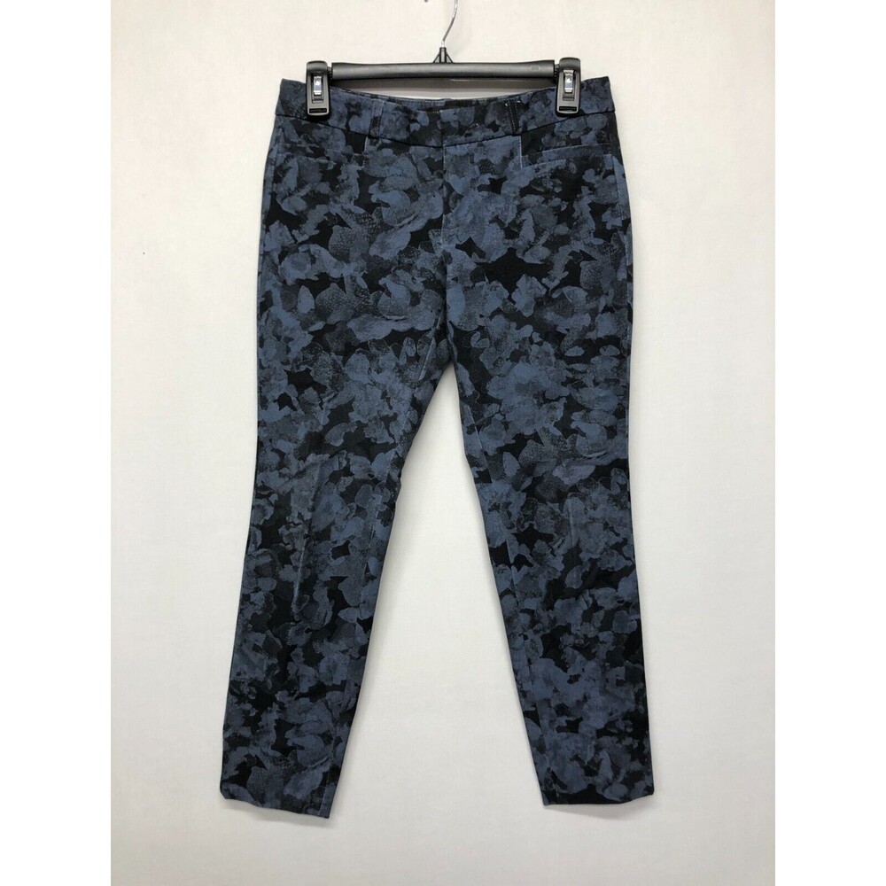Banana Republic Women Sloan Blue Floral Chino Ankle Pants Size 2 Petite B264 -15